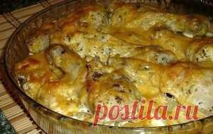 Картошка с куриными ножками в духовке | Вкусные рецепты с фото