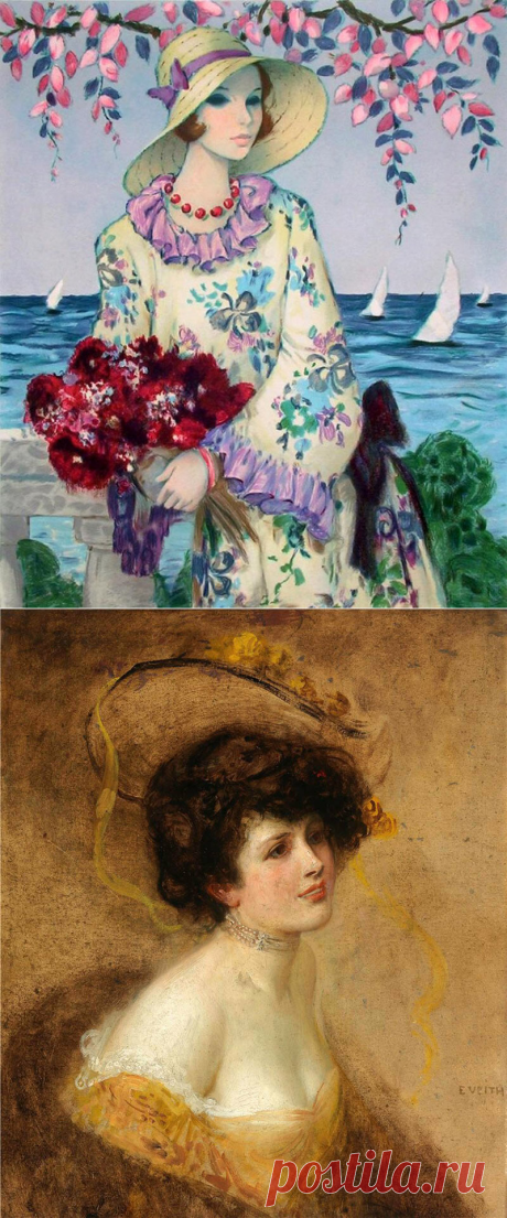 ВСЁ ДЕЛО В ШЛЯПЕ: Женщины в картинах известных художников | Калейдоскоп новостей | Яндекс Дзен