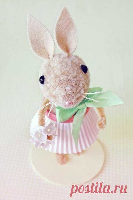 毛线球动物头~~小兔子可以用~~小熊也可以用…-堆糖,美好生活研究所