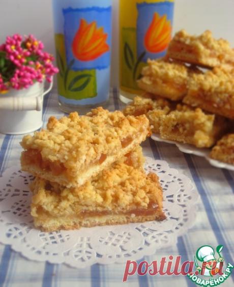 Постное кокосовое печенье с джемом Кулинарный рецепт