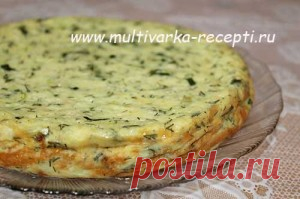 Запеканка из кабачков с сыром в мультиварке