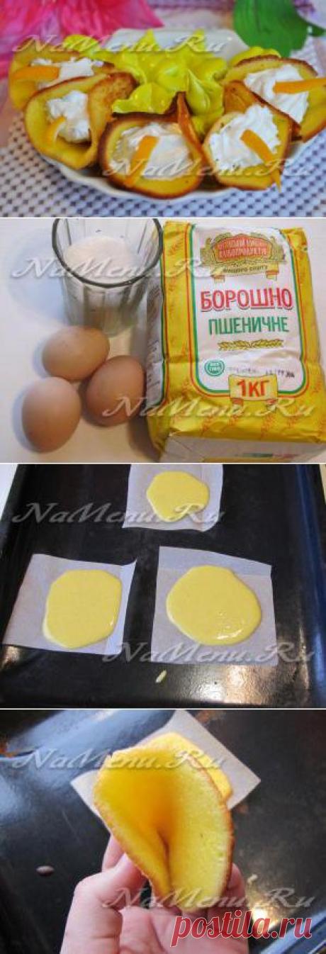 Пирожное &quot;Каллы&quot;: рецепт с фото