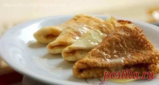 Заварные блины на молоке - Мы на даче - медиаплатформа МирТесен