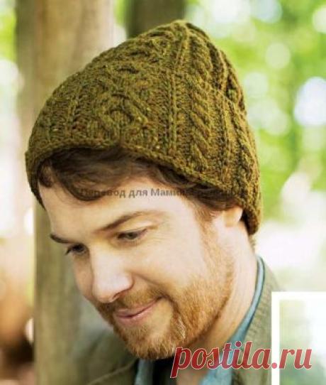 Вязаная спицами шапка Forge от Джареда Флада | Мамины-ручки.рф