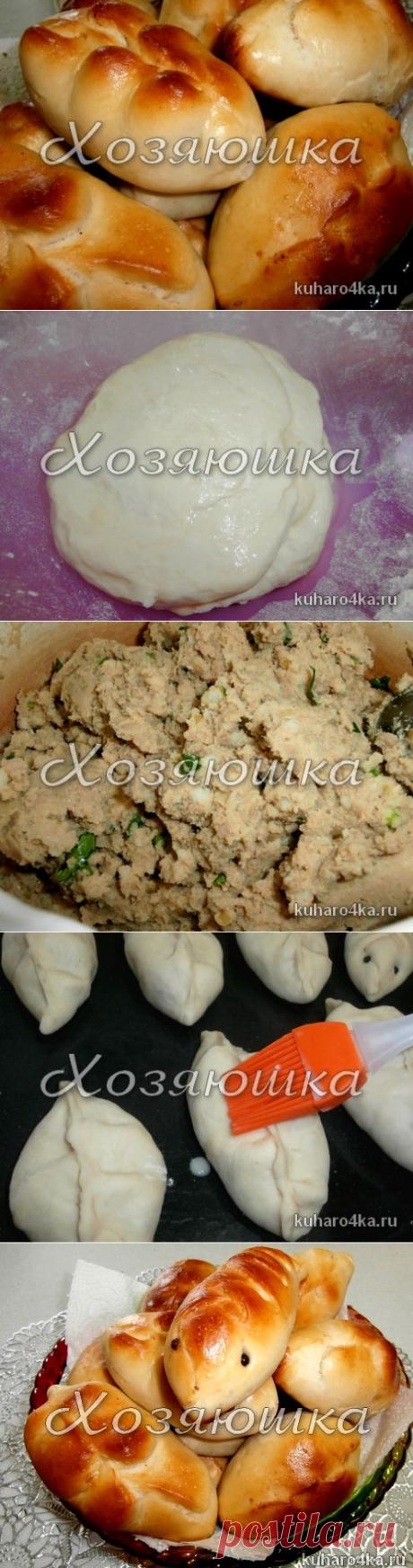 Хозяюшка. Кушать подано! - Пирожки с картошкой, печенкой и жареным луком. Мастер-класс