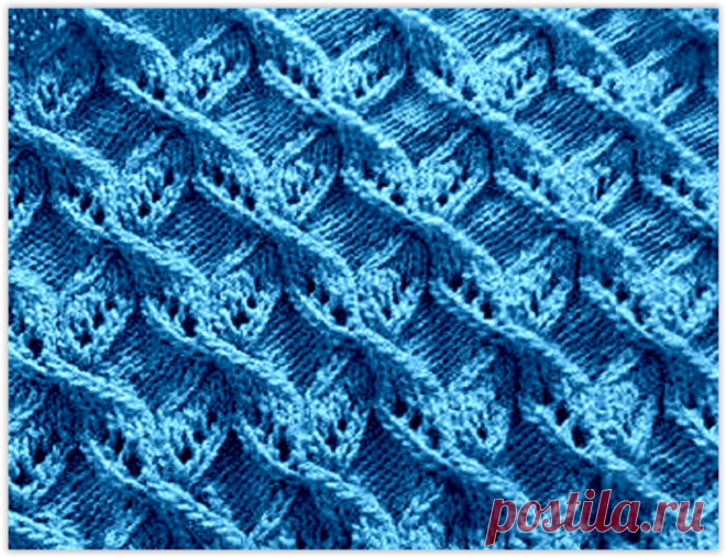 Вяжем красивые ажурные косы - новые узоры спицами