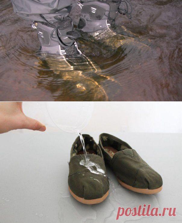 Непромокаемая обувь просто и легко