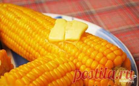 Вареная кукуруза в початках - пошаговый кулинарный рецепт на Повар.ру
