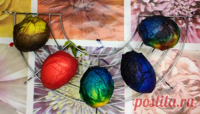 Попробовала яркий способ окраски яиц - теперь пользуюсь им каждую Пасху | Творим с NyaSkory | Яндекс Дзен