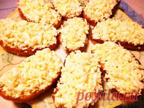 Гренки с яйцом