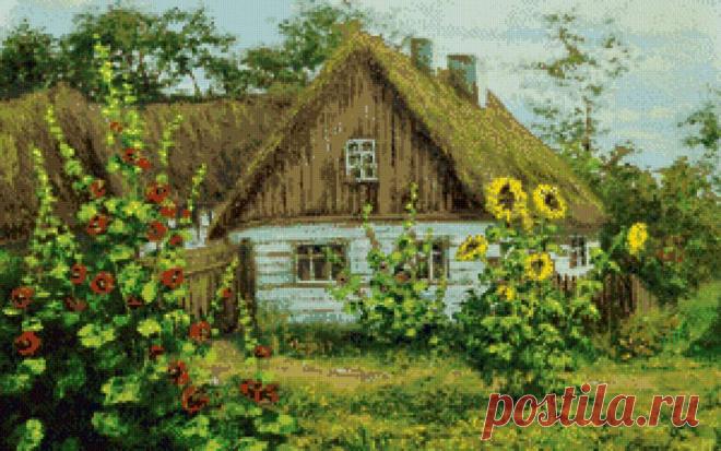 Картинки домик в деревне (36 фото) ⭐ Забавник