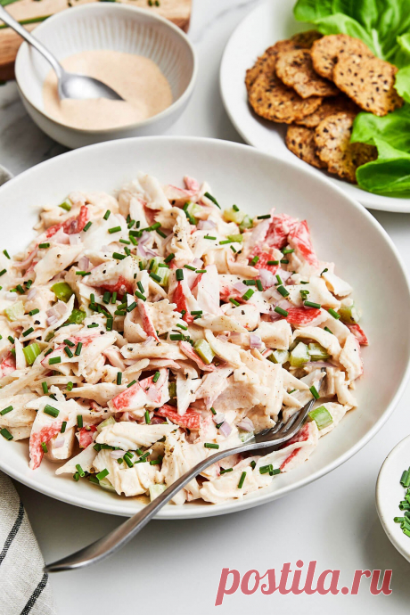 Classic Crab Salad - Downshiftology