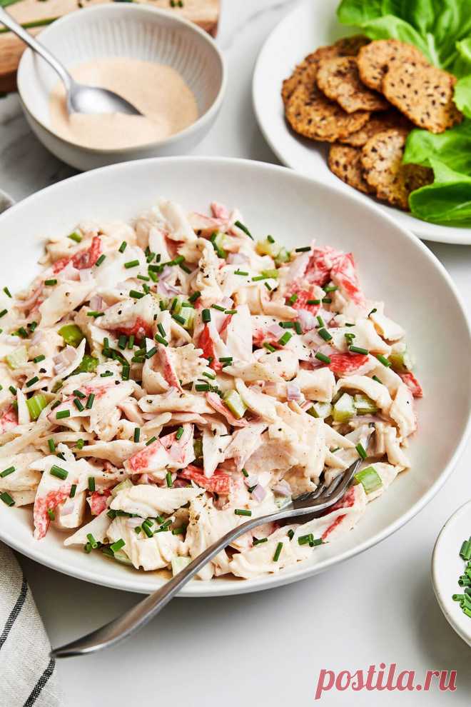 Classic Crab Salad - Downshiftology