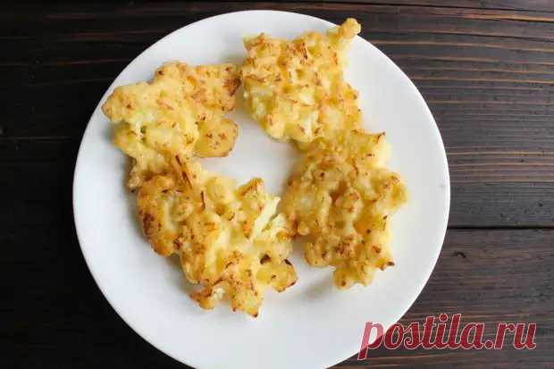Оладьи из цветной капусты на скорую руку - Будет вкусно - Социальная сеть 