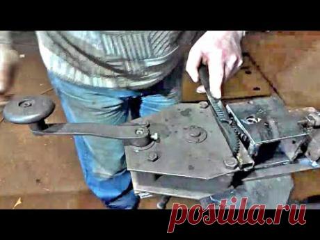 Идеи из профильной трубы своими руками!Холодная ковка!Работа на самодельном станке