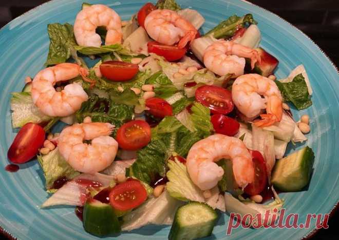 Салат с креветками 🦐 - пошаговый рецепт с фото. Автор рецепта Камилла Туманова . - Cookpad