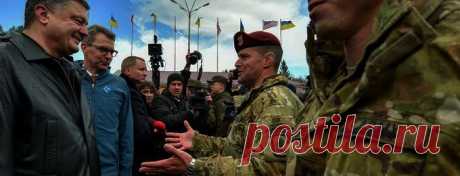 Дурное предзнаменование настигло Порошенко во время выступления перед солдатами США