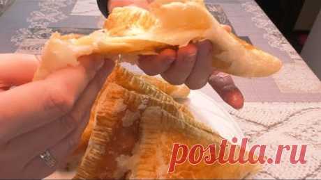 ИДЕАЛЬНЫЕ СЫРНЫЕ КОНВЕРТИКИ из слоеного теста 😋 ТАЮТ во РТУ 👍 Простой и Быстрый Рецепт