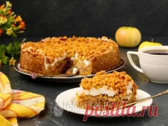 Польский яблочный пирог с безе и крошкой — рецепт с фото Очень вкусный и ароматный пирог, который разнообразит вашу домашнюю выпечку и порадует своим вкусом ваших домочадцев и гостей.