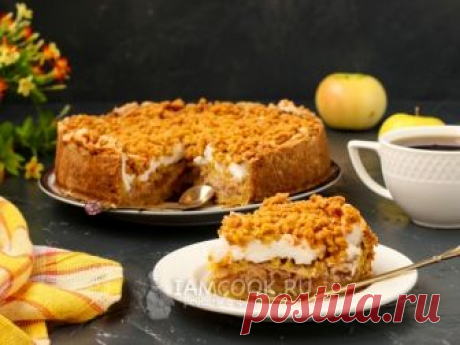Польский яблочный пирог с безе и крошкой — рецепт с фото Очень вкусный и ароматный пирог, который разнообразит вашу домашнюю выпечку и порадует своим вкусом ваших домочадцев и гостей.