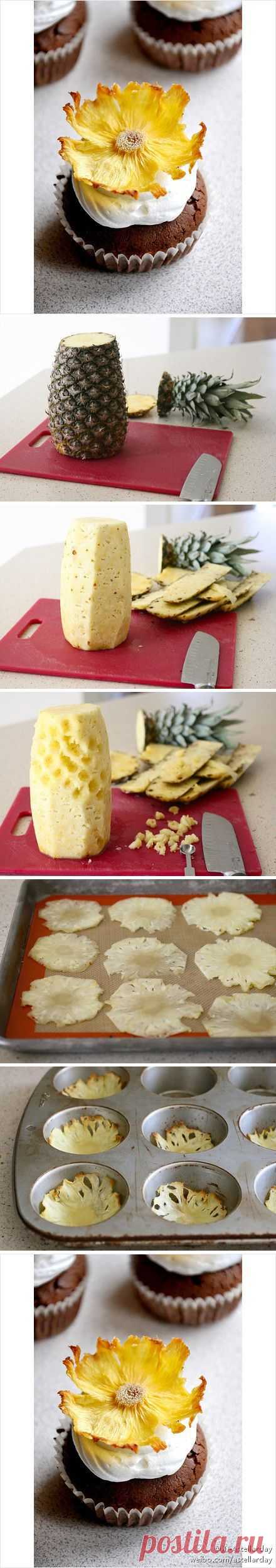 DIY pineapple flowers - must try this asap | Denise Landis приколол(а) это к доске Entertaining