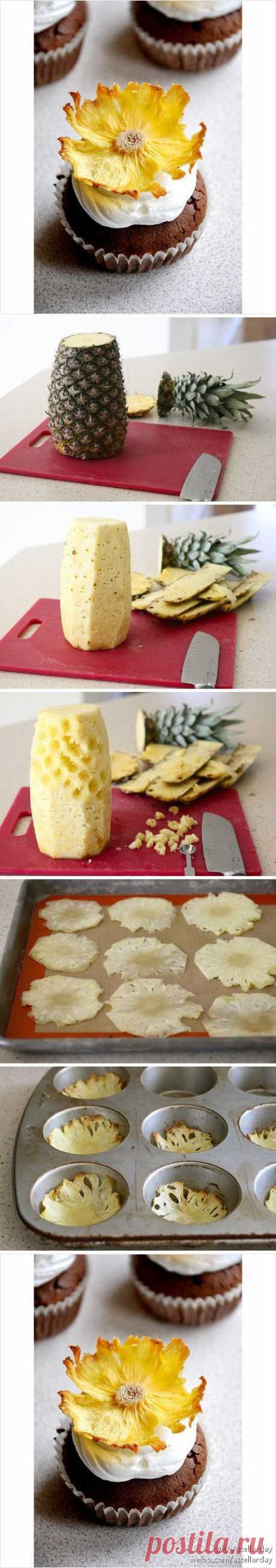 DIY pineapple flowers - must try this asap | Denise Landis приколол(а) это к доске Entertaining