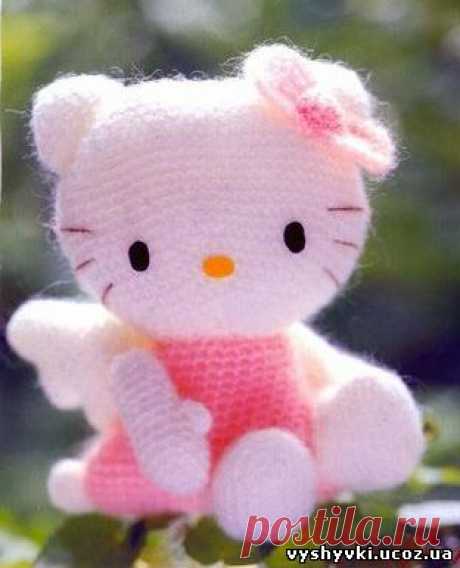 Амигуруми «Hello Kitty-ангел» - Амигуруми схемы вязания - ВЯЗАНИЕ СПИЦАМИ, КРЮЧКОМ - Бесплатные схемы вышивки крестиком