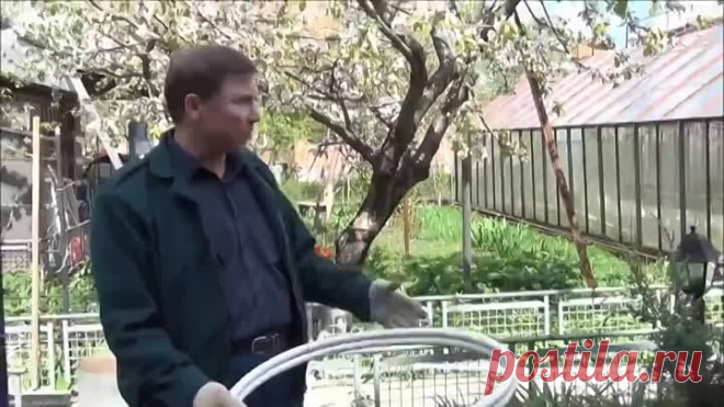 Садовая корзина для цветов. Мастер-класс по изготовлению