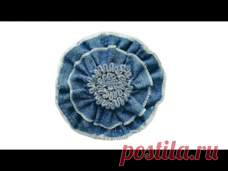 Цветок из ткани. Мастер класс | Flower made of fabric. DIY - YouTube