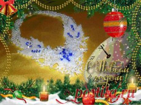 схема плетения колье из бисера. Клуб мастеров и мастериц.