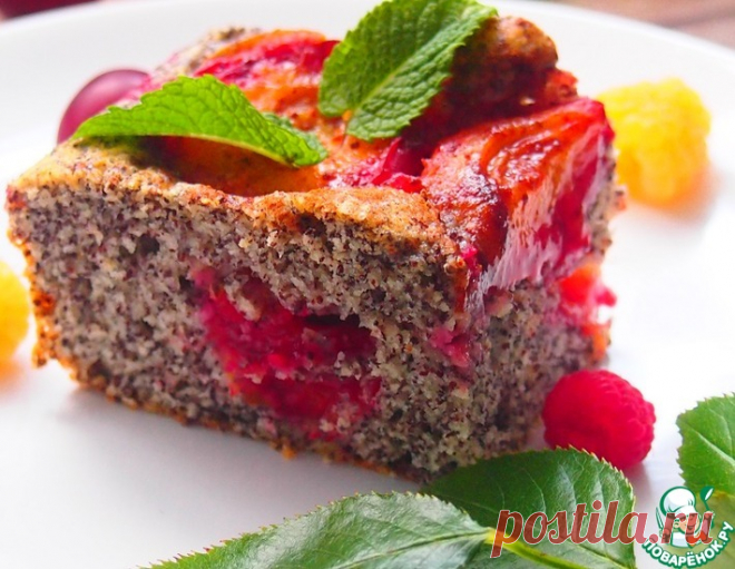 Старочешский маковник со сливами – кулинарный рецепт