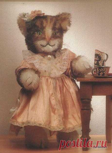 Коты и кошечки.Текстильная игрушка.