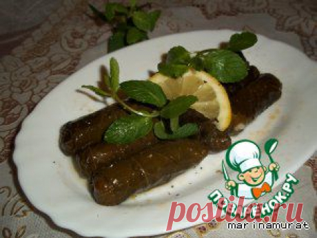 Сарма из виноградных листьев - кулинарный рецепт
