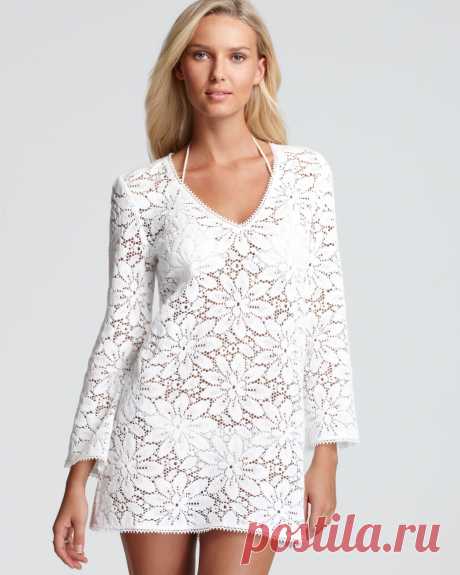 Ажурная туника крючком. Летняя туника крючком | 3vision - Fashion blog