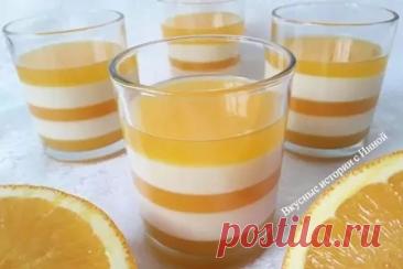 Панна котта с апельсинами - рецепт