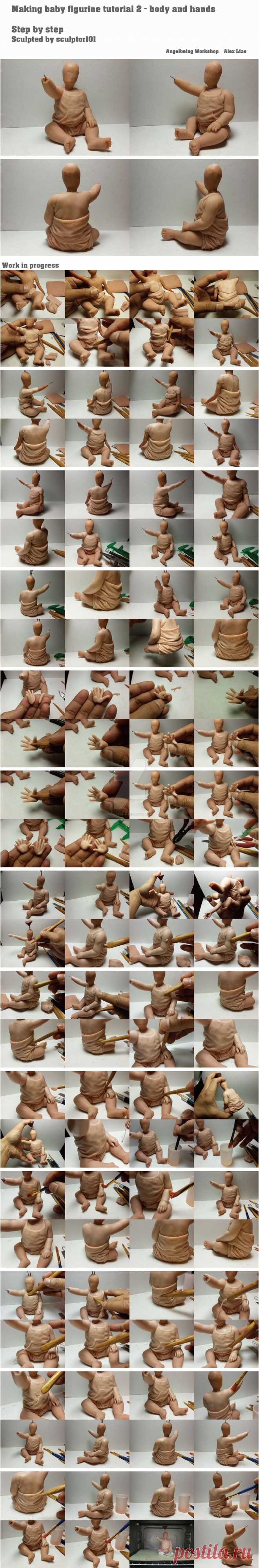Making baby figurine tutorial 2 by sculptor101 on DeviantArt