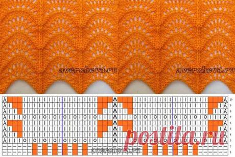 УЗОР СПИЦАМИ.