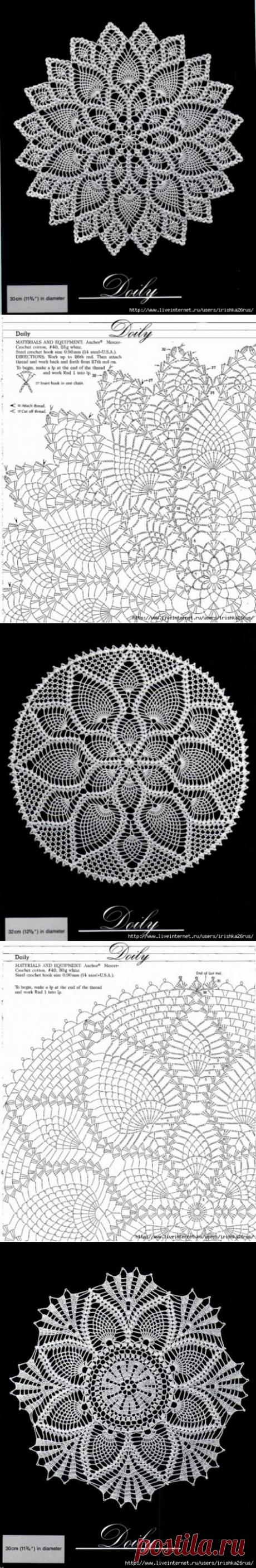 Салфетки на лю / Вязание как искусство!