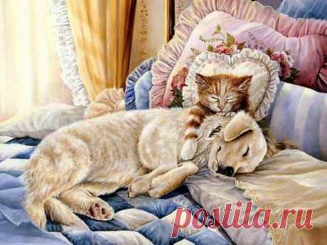 Художник-анималист Persis Clayton Weirs (98 работ) » Картины, художники, фотографы на Nevsepic
