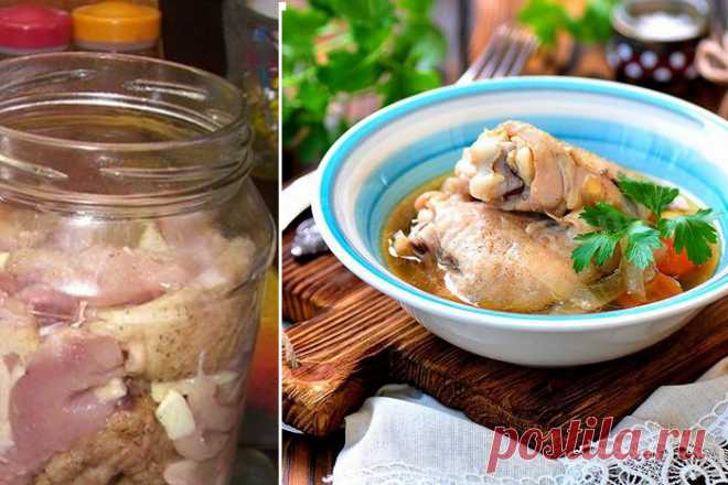 Курица в банке: блюдо, вкус которого в разы лучше, чем в рукаве
