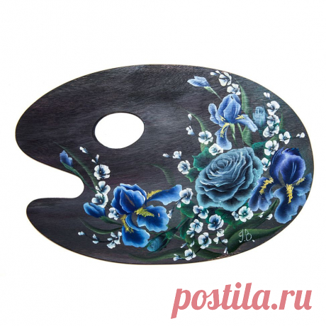 Рисунки плоской кистью от Юлии Белей