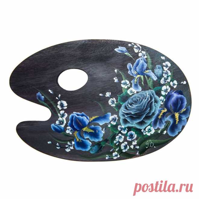 Рисунки плоской кистью от Юлии Белей