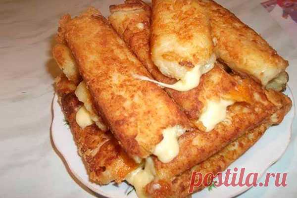 Картофельные палочки с сыром Читать далее...