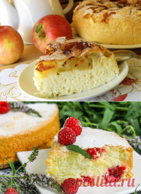 Такая разная шарлотка: яблочная, банановая, малиновая | Бюджетные и простые рецепты | Яндекс Дзен