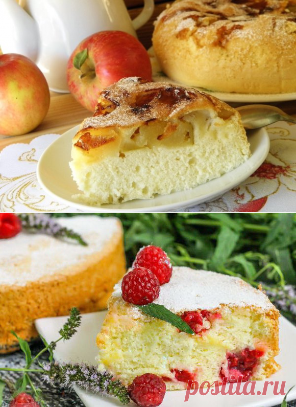 Такая разная шарлотка: яблочная, банановая, малиновая | Бюджетные и простые рецепты | Яндекс Дзен