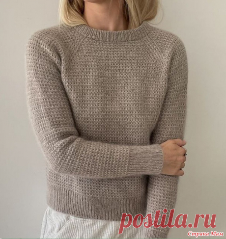 Джемпер Barnsley от Cheryl Mokhtari. Спицы. Размеры: XS (S) M (L) XL (XXL).  Финальная окружность пуловера по линии груди: 104 (107) 114 (120) 130 (139) см.  Рекомендованный припуск на свободу облегания: 17-20 см.