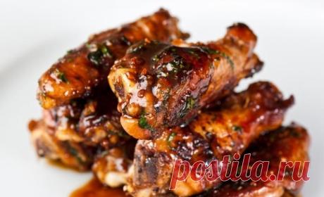 Куриные ножки в горчично-медовой глазури / Простые рецепты