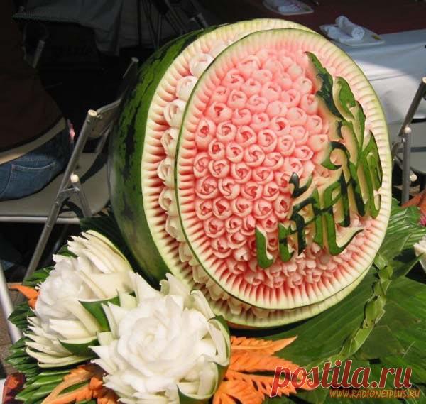 Искусство из ягод и овощей.. | Хитрости Жизни