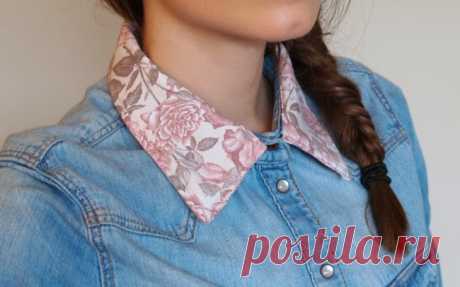 Переделка воротника рубашки DIY / Рубашки / ВТОРАЯ УЛИЦА