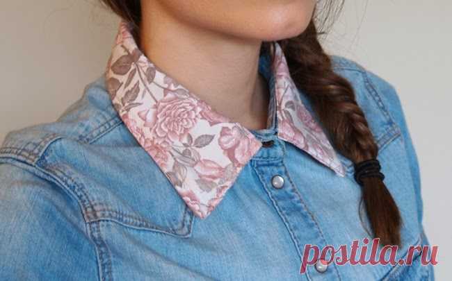 Переделка воротника рубашки DIY / Рубашки / ВТОРАЯ УЛИЦА